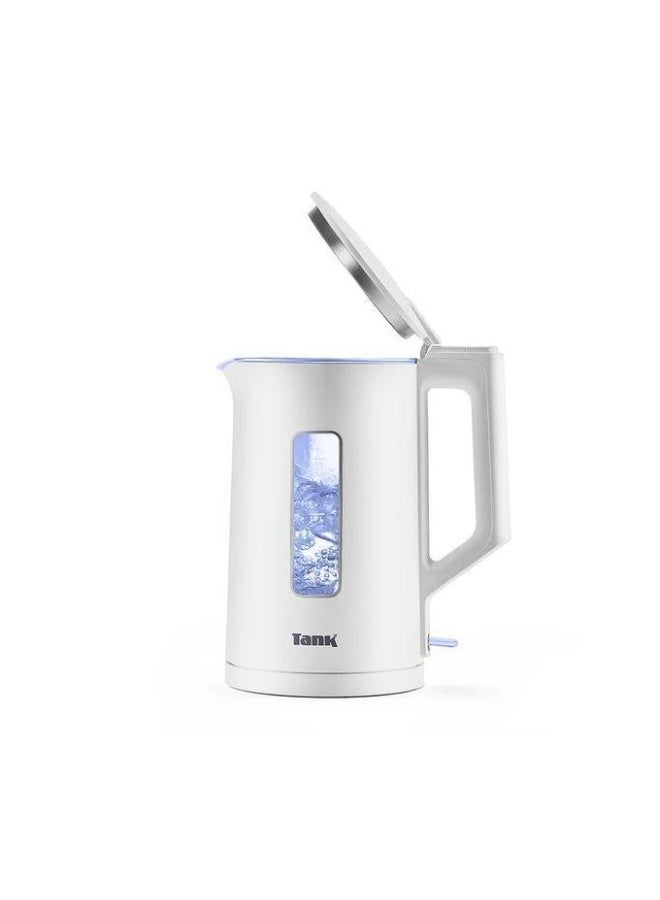 TANK Safe Touch Glass Kettle 1.5L 1500W DG-2338/Silver Frame - Image 3