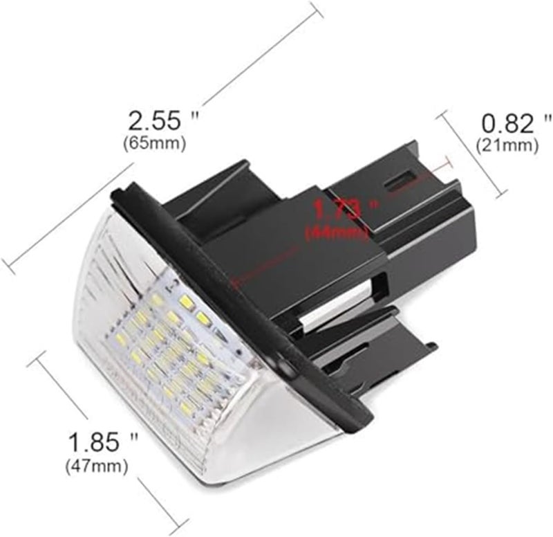 Wivplex License Plate Light for Citroen Models - Image 2
