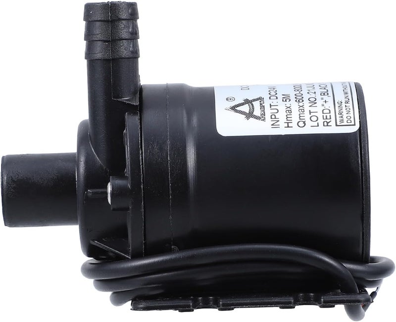 Quiet Brushless Water Pump Dc24v Stainless Steel Shaft Silent Submersible Booster Pump for Aquarium and Shower Circulation Systems - Image 1