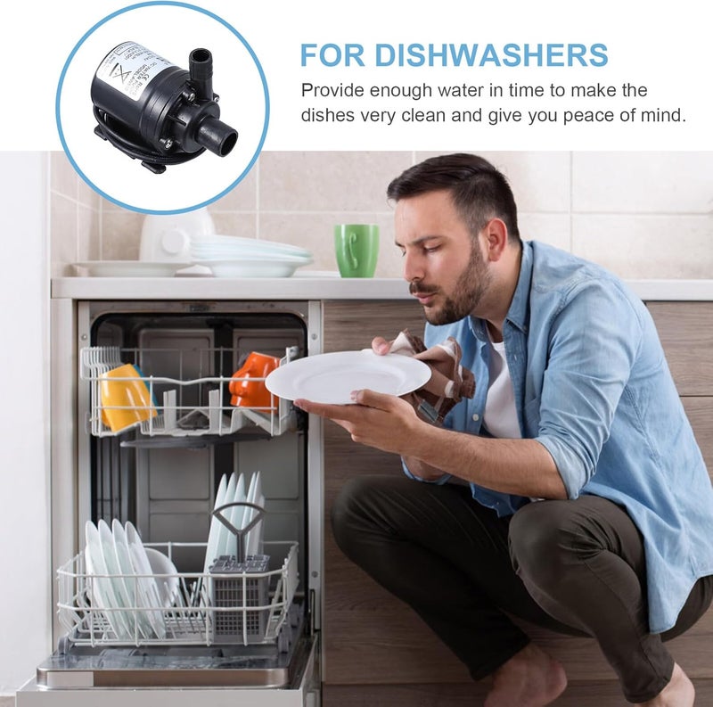 Quiet Brushless Water Pump Dc24v Stainless Steel Shaft Silent Submersible Booster Pump for Aquarium and Shower Circulation Systems - Image 3