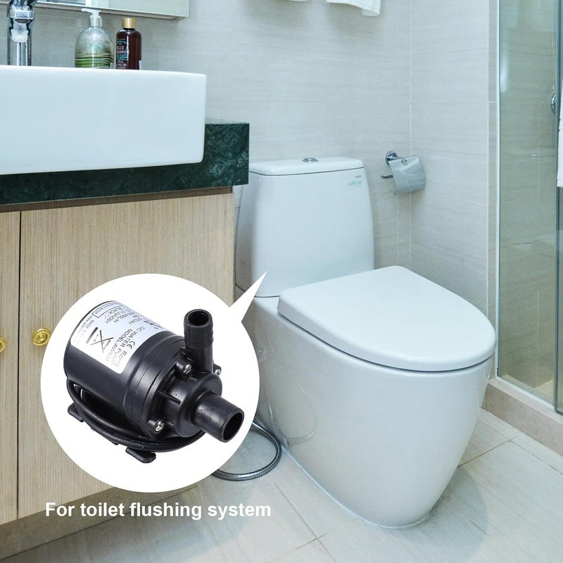Quiet Brushless Water Pump Dc24v Stainless Steel Shaft Silent Submersible Booster Pump for Aquarium and Shower Circulation Systems - Image 5