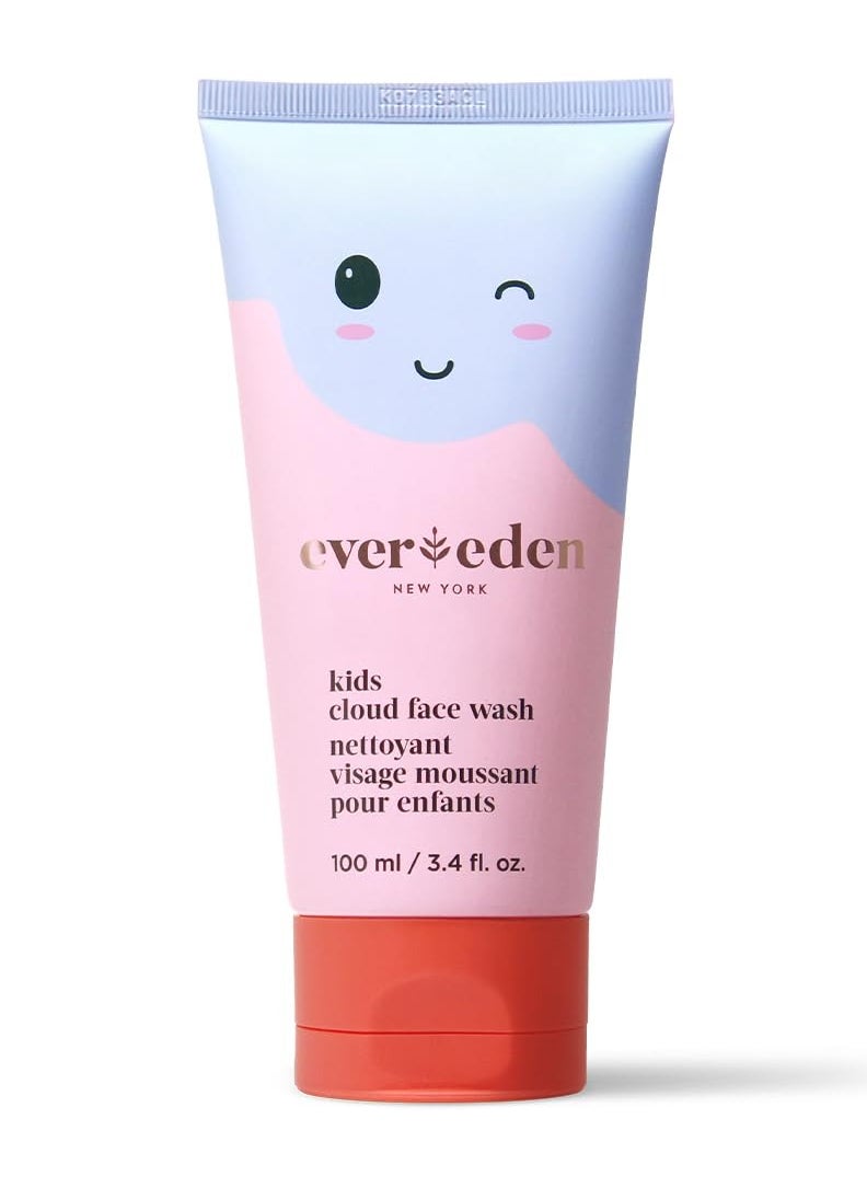 Evereden - Evereden Kids Cloud Face Wash: Tropical Sorbet, 3.4 fl oz | Creamy & Fun Skin Care for Kids | Easy-to-Use Kids Face Wash | Non-toxic Kids Skin Care for Sensitive Skin - Image 1