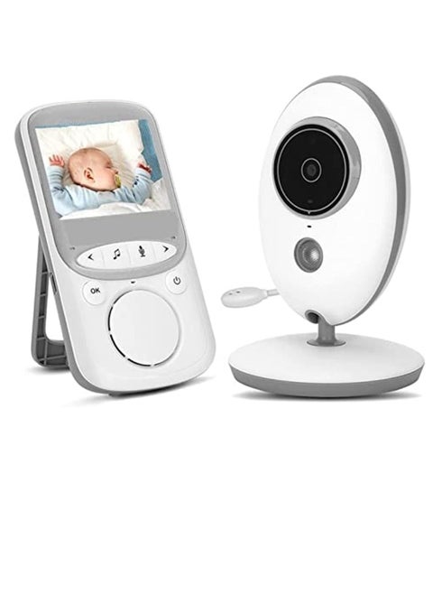 2.4 inch VB605 Baby Monitor with Two-Way Audio Smart Night Vision Baby Camera with Temperature Mointoring & Feeding Time Reminder