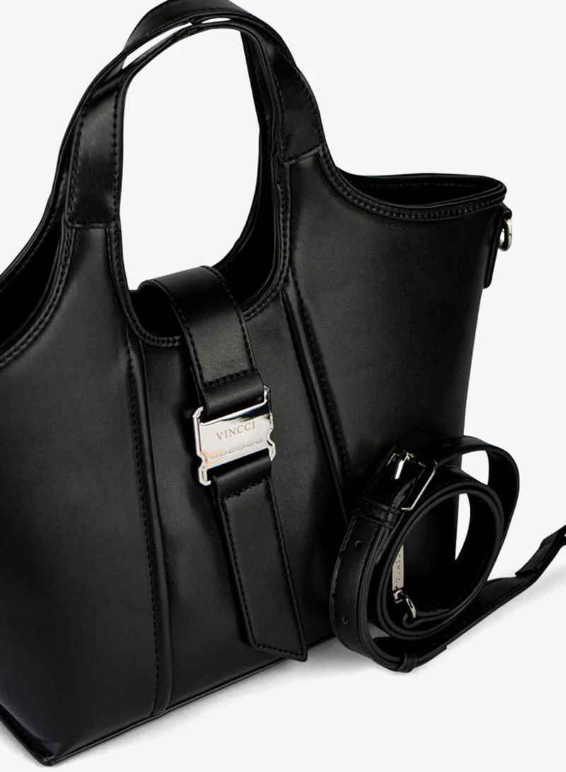 Vincci Black Women Satchel Bag for Women | Best Price UAE