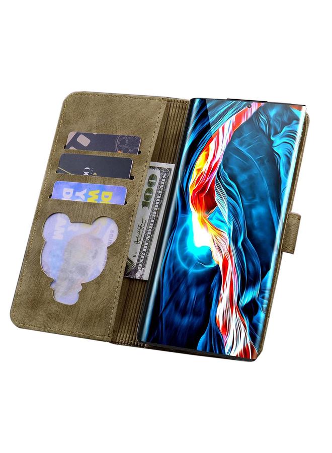 S-TOP Case For Samsung Galaxy S25 Ultra 5G Cartoon Sakura Cat Embossed Leather Phone Case - Image 4