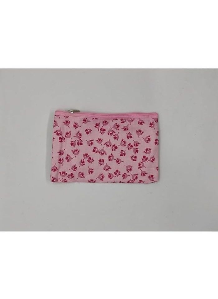 Generic - Portable Cosmetic Bags of 3 Different Sizes for Makeup and Toiletry for Travel or Daily Use, Pencil Case (Set of 3 Pieces)(Pink)) - Image 1