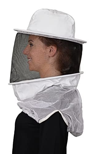Humble Bee 210 Polycotton Beekeeping Veil with Round Hat - Image 4