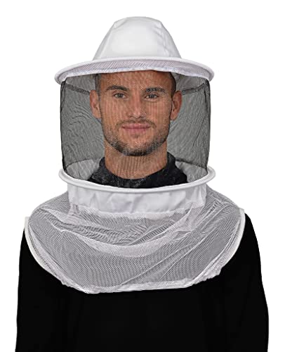 Humble Bee 210 Polycotton Beekeeping Veil with Round Hat - Image 1