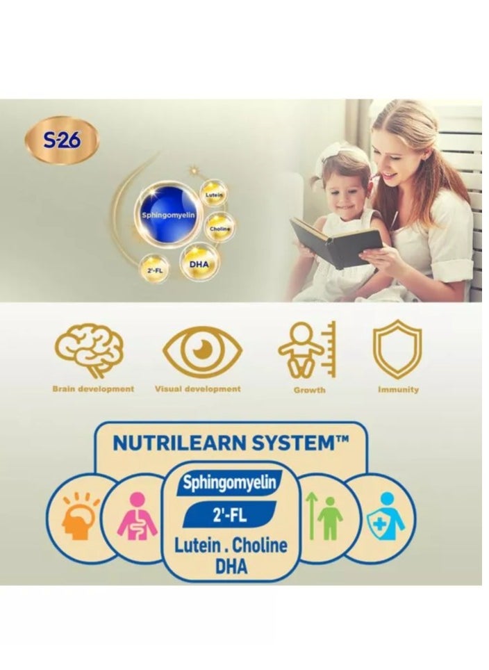 S26 - تركيبة إس-26 جولد للأطفال الرضع، المرحلة الثانية من 6 إلى 12 شهرًا - 400 جم - Image 1