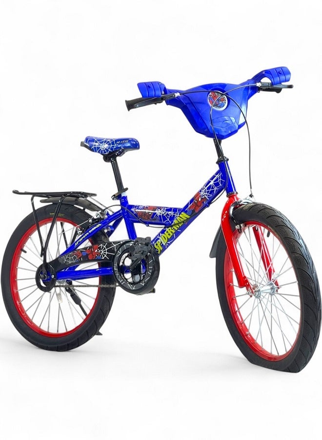 Flash Kids Bike for Boys with Sounds and Lights, Blue, Size 20, Ages 8 to 12 - Official Agent in Egypt for GTG TOYS - Image 1