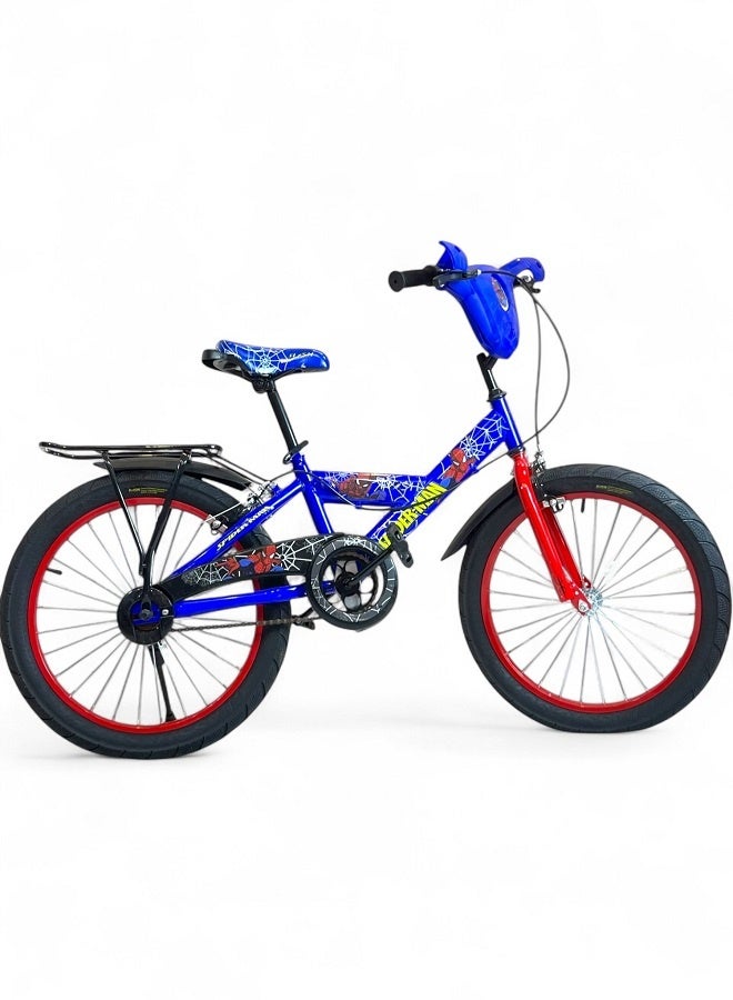 Flash Kids Bike for Boys with Sounds and Lights, Blue, Size 20, Ages 8 to 12 - Official Agent in Egypt for GTG TOYS - Image 2