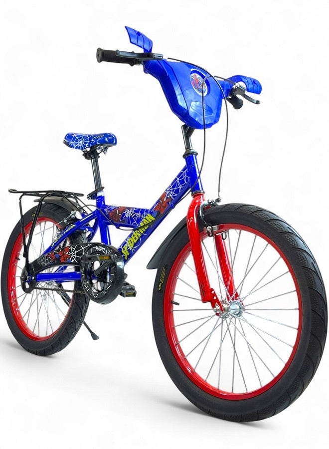 Flash Kids Bike for Boys with Sounds and Lights, Blue, Size 20, Ages 8 to 12 - Official Agent in Egypt for GTG TOYS - Image 4
