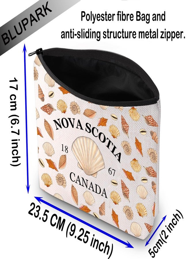 BLUPARK East Coast Cosmetic Bag Souvenir Gift Nova Scotia 1867 Canada Travel Makeup Bag Gift For Travellers (NOVA SCOTIA) - Image 2
