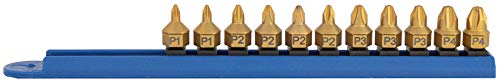 Mayhew Tools 16002 Titanium-Coated Low-Profile Dual Drive Set, Phillips, 10-Piece - Image 4