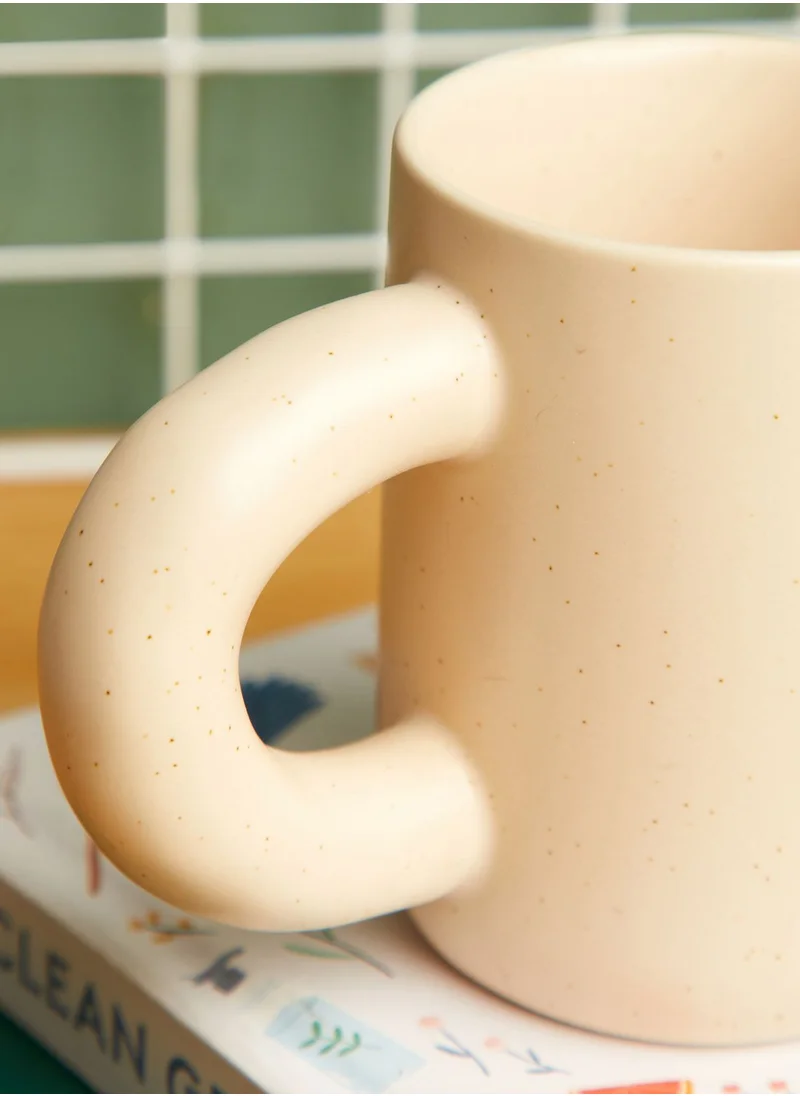 AURORA Cream Large Handle Mug