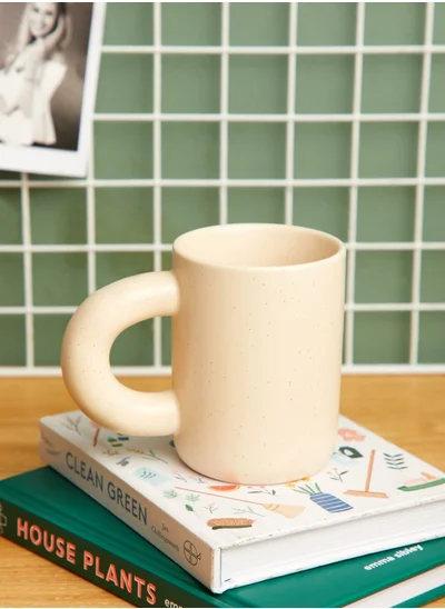 AURORA Cream Large Handle Mug