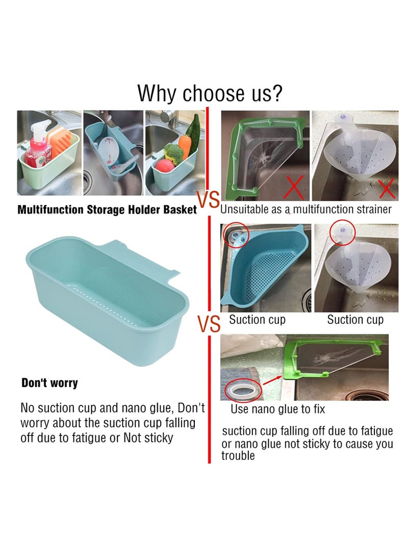 KASTWAVE Sink Drain Strainer Basket Kitchen Sink Food Catcher Garbage Waste Strainer Corner Sink Basket Filter - Image 4