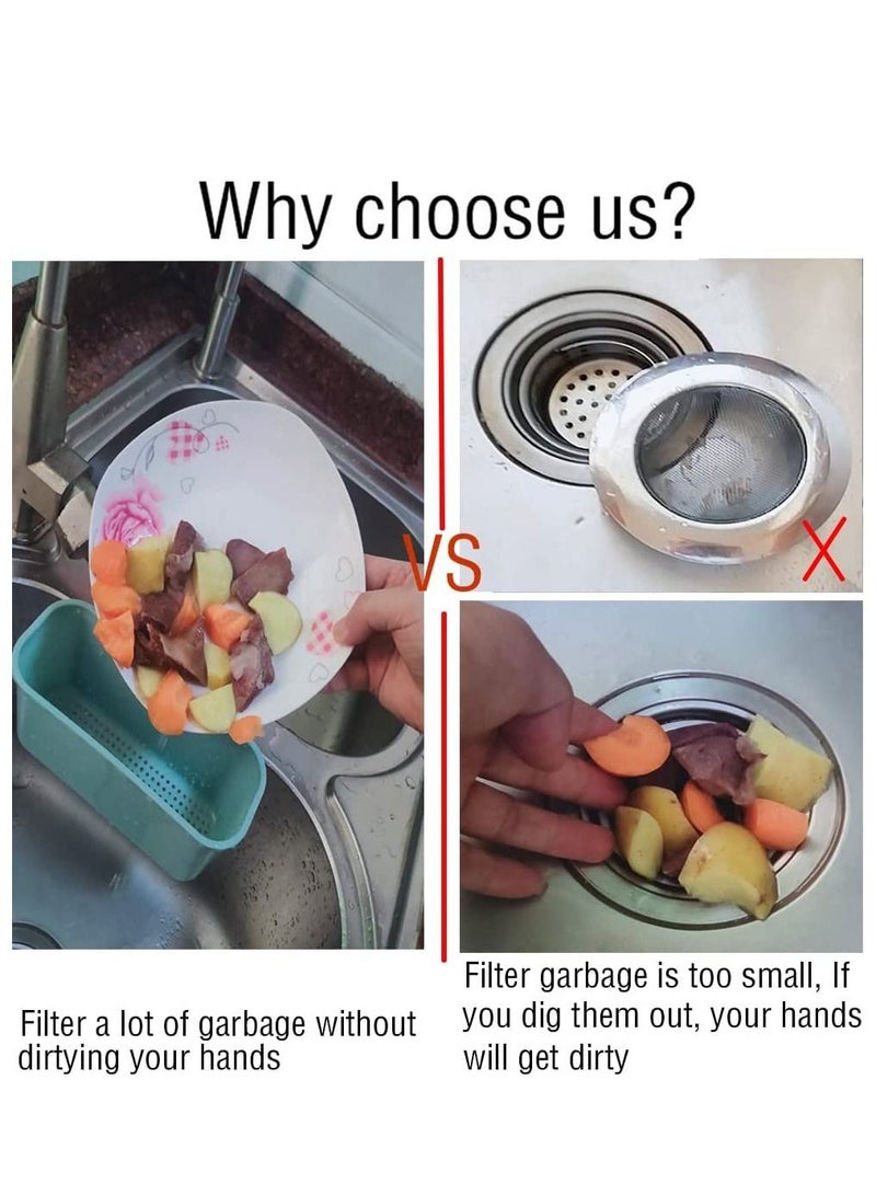 KASTWAVE Sink Drain Strainer Basket Kitchen Sink Food Catcher Garbage Waste Strainer Corner Sink Basket Filter - Image 3