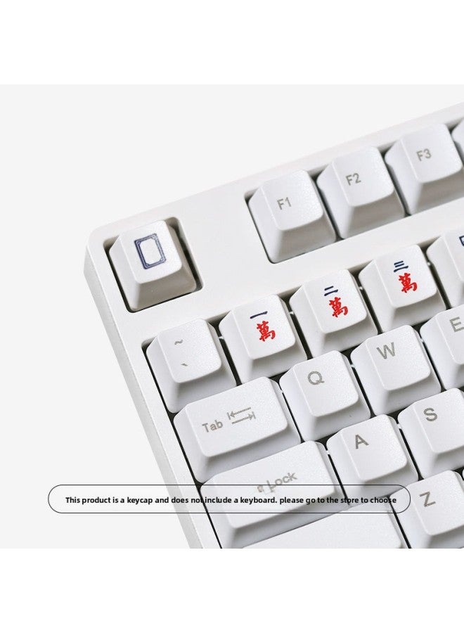 Personalized Mechanical Keyboard Key Cap Personalized Transparent Red Black Transparent Key Cap Single Keyboard Key Diy Generation Hair 