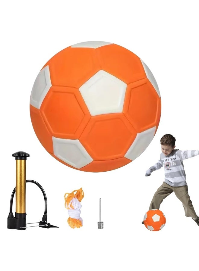 Curve Soccer Ball Size 4, Swerve Training Football for Boys & Girls, Designed for Indoor & Outdoor Skill Practice and Matches - Image 1