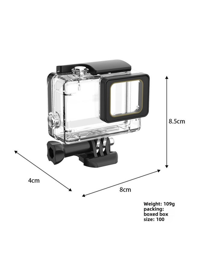 Applicable To Gopro Accessories 5/6/7 Touch Waterproof Shell Sports Camera Diving Waterproof Shell Drop-resistant Protective Shell-Color:5 Generation Waterproof Shell - Image 1