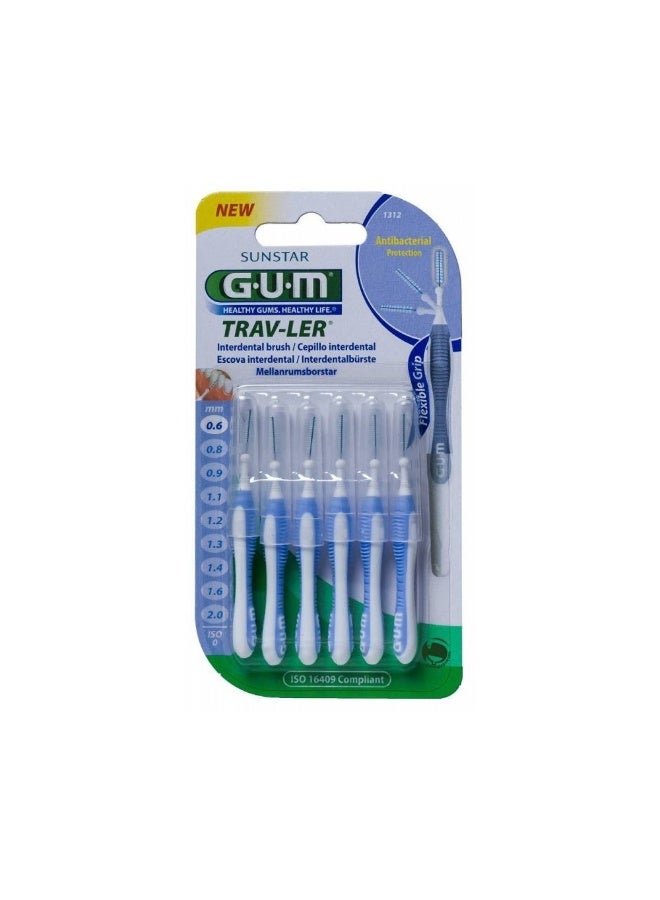 Butler Gum Travler Interdental Brush 0.6 Mm 1312