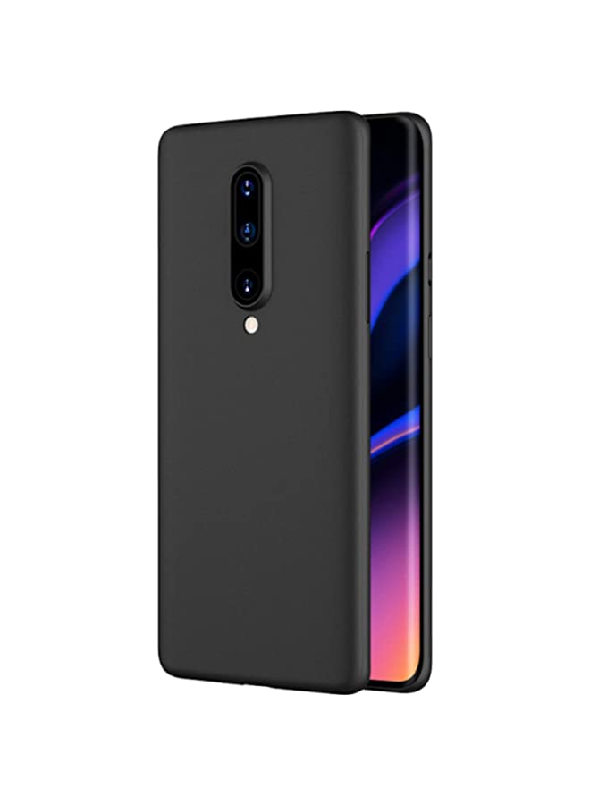 vesus غطاء خلفي ناعم رقيق مرن واقي ماص للصدمات لهاتف OnePlus 8 / One Plus 8/1+8 باللون الأسود غير اللامع