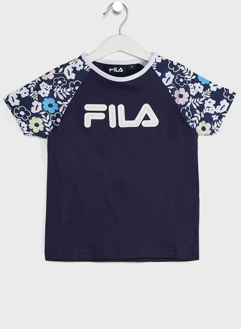 FILA Kids Huda Colour Block T-Shirt