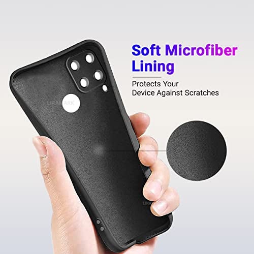 LIRAMARK Silicone Soft Back Cover Case for Realme C15 (Black) - Image 3