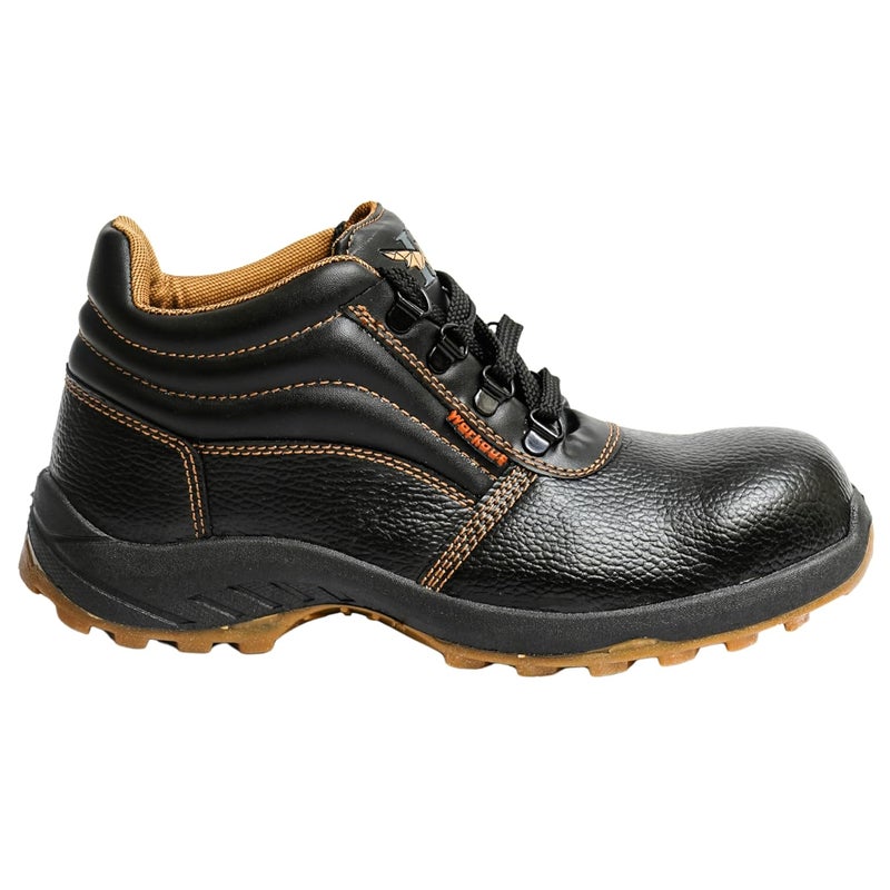 HILLSON Mens Workout Dual Density PVC Safety Shoe(Size-7 UK,Black) - Image 2
