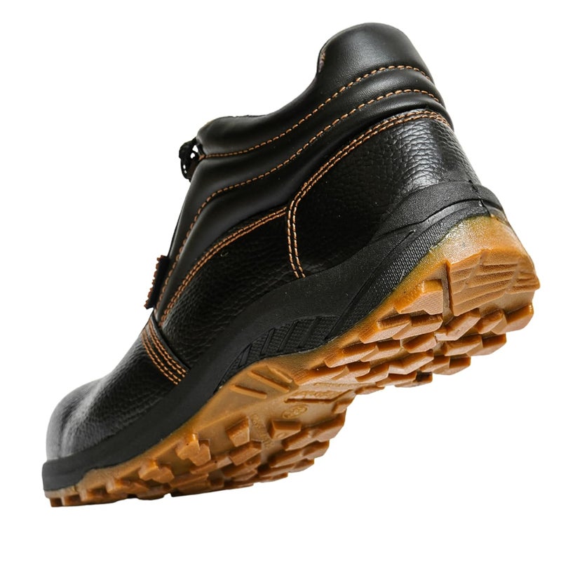 HILLSON Mens Workout Dual Density PVC Safety Shoe(Size-7 UK,Black) - Image 4