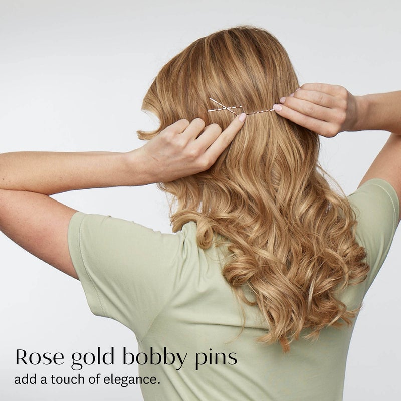 T3 Clip Kit with 4 Alligator Clips and 30 Rose Gold Bobby Pins | Section Hair for Easier Blow Drying and Styling for All Hair Lenths - Image 5