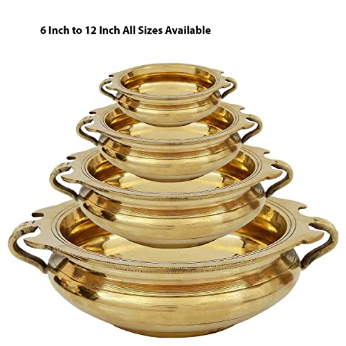 ROLIMOLI Urli Decorative Bowl Plain Large Size Traditional Floating Bowl for Home Decor and Pooja (12inch Diameter, 1196G) - Image 3