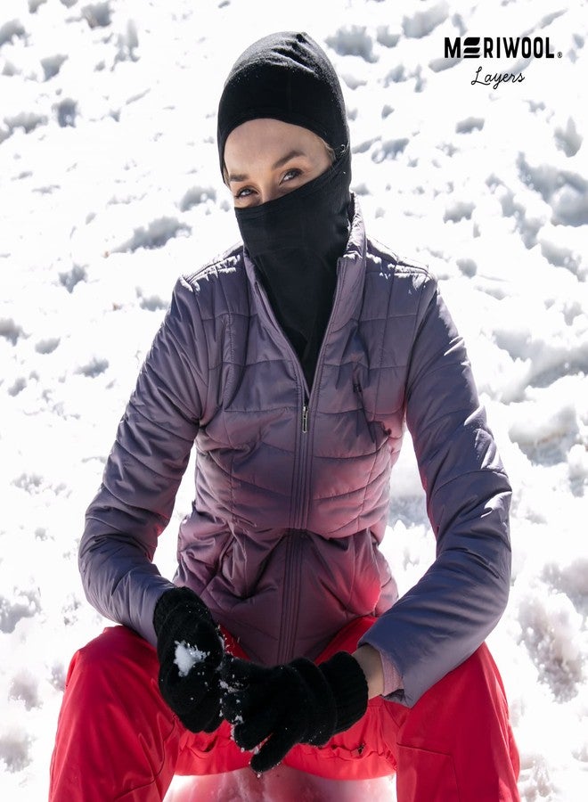 MERIWOOL Ski Mask for Kids 100% Merino Wool Balaclava Winter Face Snow Mask - Image 5