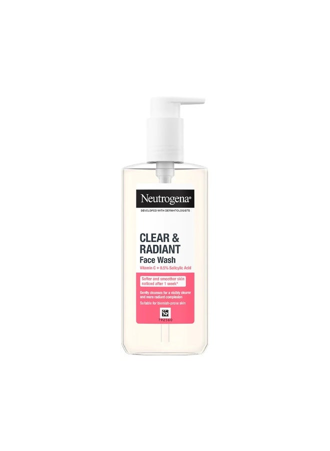 Neutrogena Fresh & Clear Facial Wash with Pink Grapefruit - 200ml - Image 2