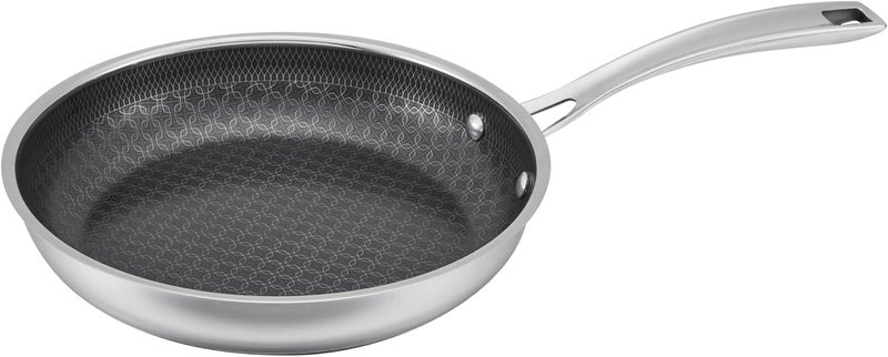 Cuisinart أواني الطهي غير اللاصقة من FusionPlus من الفولاذ المقاوم للصدأ، مقلاة 8 بوصات بتقنية PURELYSEAR الخزفية الخالية من PFAS، مقاومة للخدش، مقابض باردة، آمنة في غسالة الصحون، FPS22-20 - Image 1