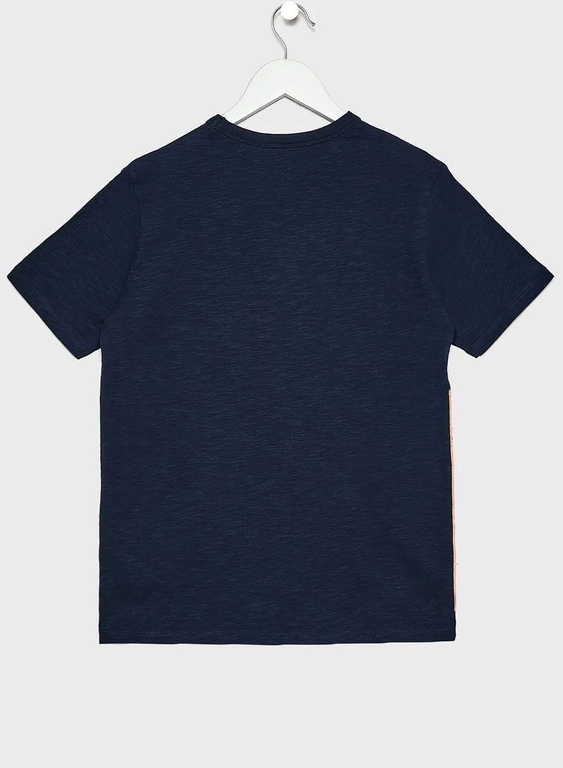 Okaidi Obaibi Graphic Crew Neck T-Shirt