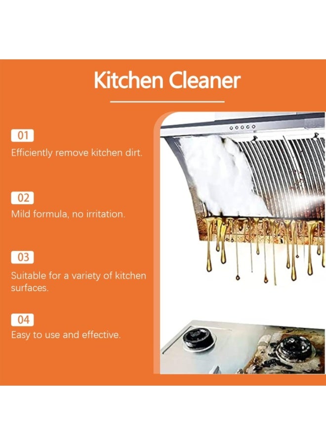 Jakehoe Kitchen Degreaser Foam Spray, Heavy-Duty Cleaner for Grease Stains on Cooktops, Ovens, Pots Rangehoods, Powerful, Safe & Easy Cleaning Solution for Home Kitchens (120Ml) - Image 3