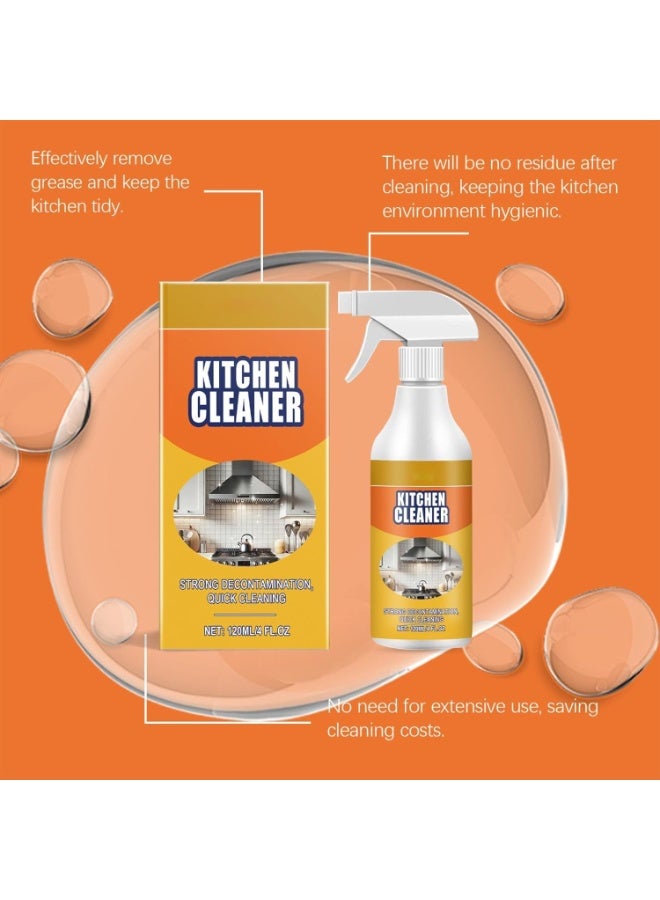 Jakehoe Kitchen Degreaser Foam Spray, Heavy-Duty Cleaner for Grease Stains on Cooktops, Ovens, Pots Rangehoods, Powerful, Safe & Easy Cleaning Solution for Home Kitchens (120Ml) - Image 4