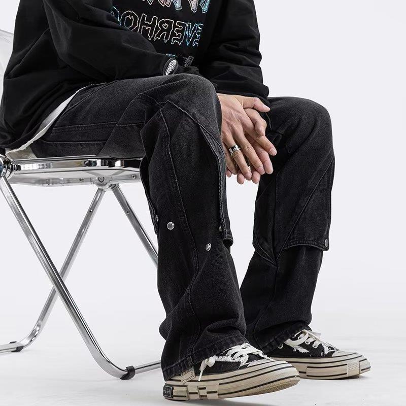 Unisex Casual Daily Denim Jeans - Image 5