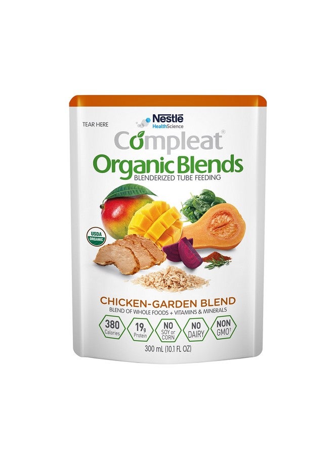 Compleat Organic Blends Chicken-Garden, 10.1 fl oz Pouch, 8 Count