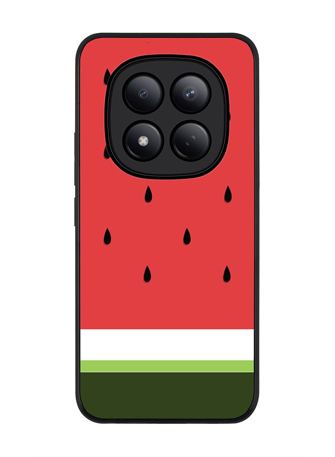For Xiaomi Redmi Note 15 Pro 4G Case,Slim fit Camera Protection, Shockproof Thin Phone cover  - Minimal Watermelon