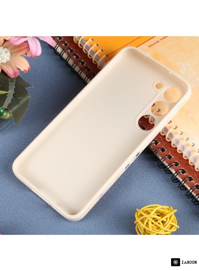جرين تايجر جراب سيليكون سائل لهاتف Samsung Galaxy A50 / A30s / A50s بنمط رائد فضاء من Milk Tea (أبيض) - Image 3