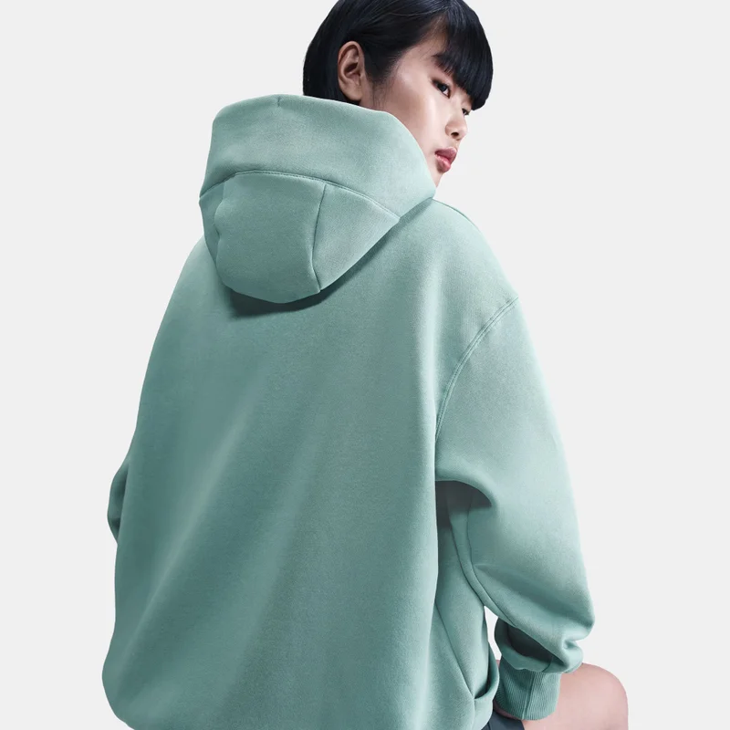 Nike Green Women's Sportswear Phoenix Fleece Hoodie for Women | Best Price UAE