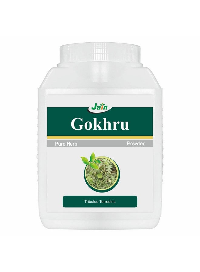 JAIN JAIN Gokhru |Tribulus Terrestris/Gokshura Powder - 400g, Brown,GKR400  - Image 1