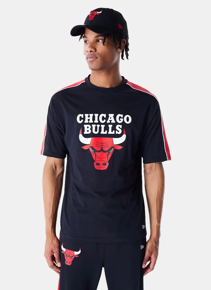 نيو ايرا Men's NBA Chicago Bulls Panel T-Shirt