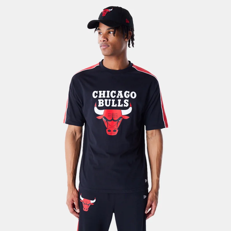 NEW ERA Men's NBA Chicago Bulls Panel T-Shirt