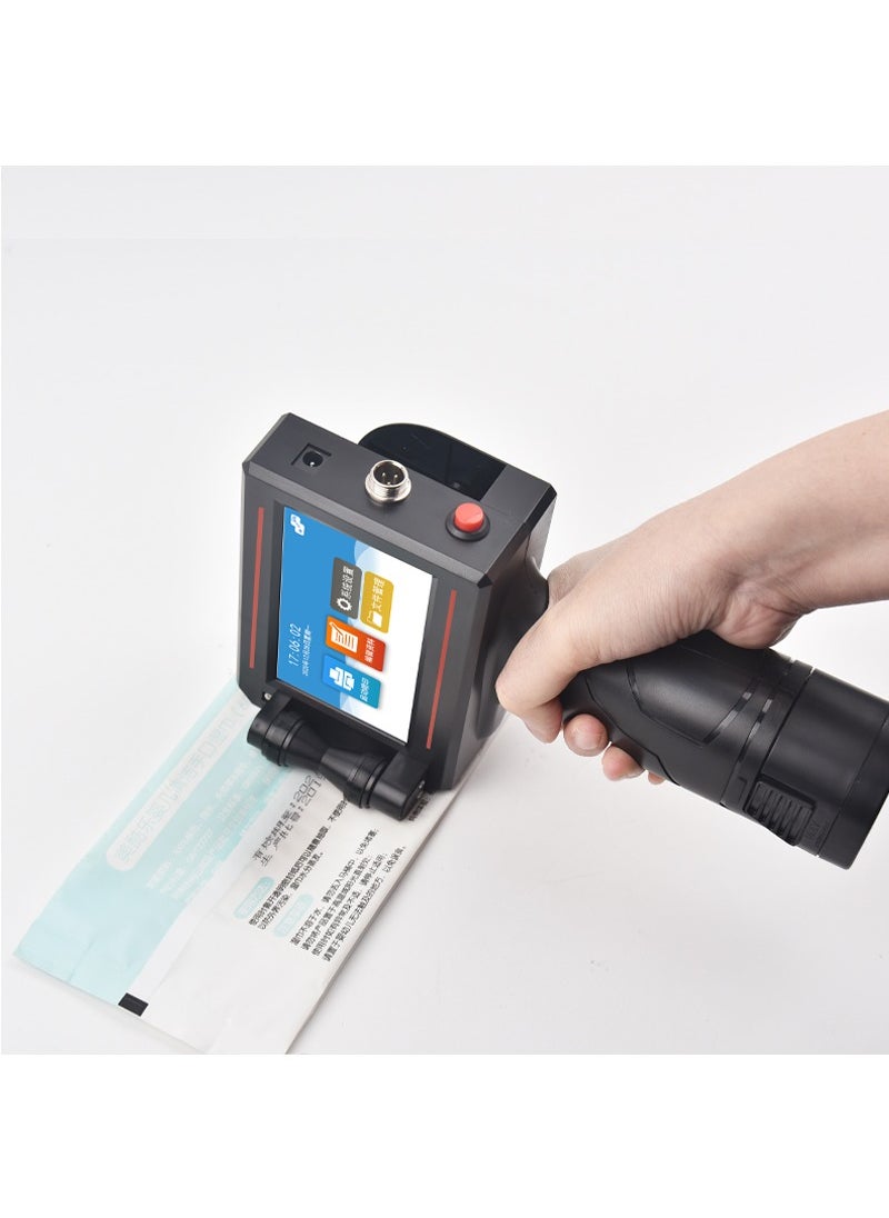Demin - Portable 12.7mm Handheld Inkjet Printer QR Barcode Batch Number Logo Expiry Date Label Printer 25 Languages Non-encrypted - Image 1