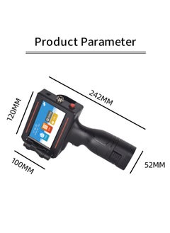 Portable 12.7mm Handheld Inkjet Printer QR Barcode Batch Number Logo Expiry Date Label Printer Gun 25 Languages Non-encrypted - pzsku/ZED4C29375D9617215B7AZ/45/_/1710732448/56d8570b-f54d-4ef3-bda0-39de1ca1ff7d