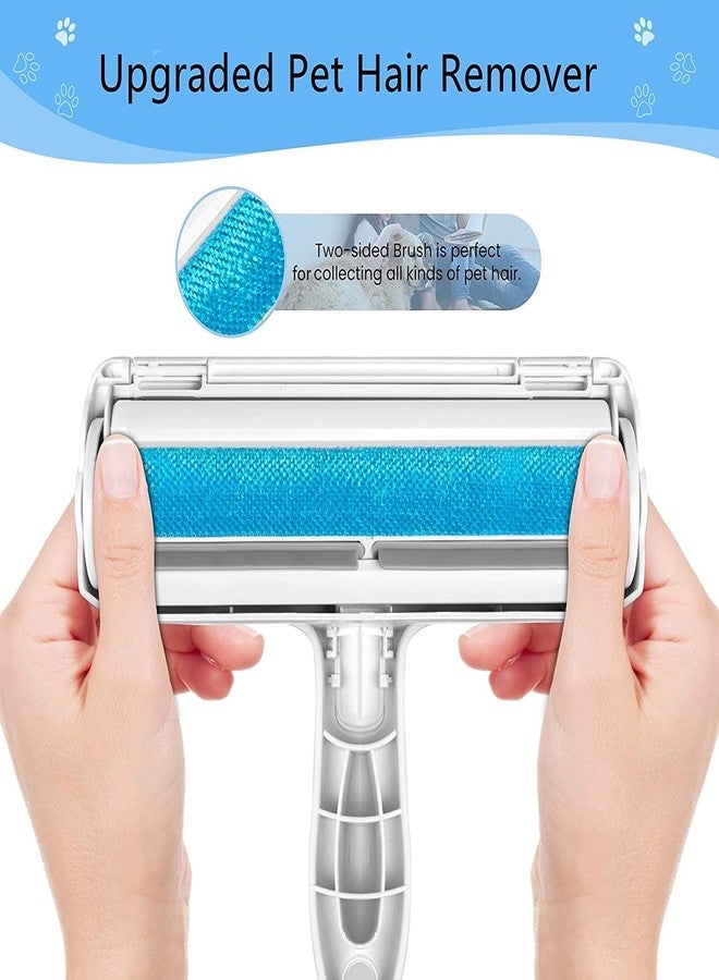 Cozron بكرة إزالة شعر الكلاب والقطط والحيوانات الأليفة الأخرى القابلة لإعادة الاستخدام من كوزرون، لتنظيف الشعر وإزالة الوبر بسهولة من الأثاث والملابس والأرائك والسجاد والمفروشات. - Image 2